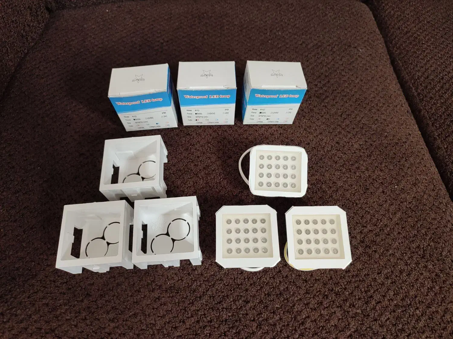 سه عدد چراغ آبنما، ضد آب (آکبند)|مصالح و تجهیزات ساختمان|لنجان, |دیوار