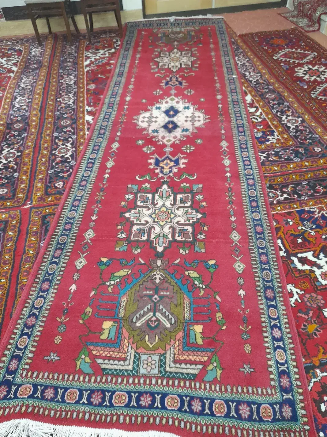 فرش کناره دستبافت|فرش|مرند, |دیوار