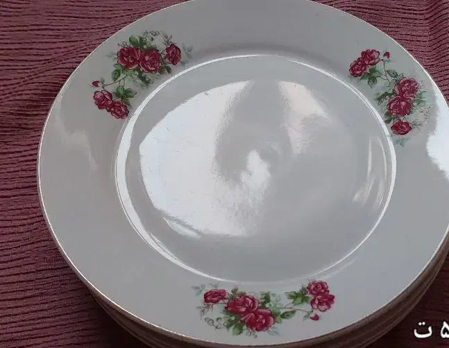 سرویس گل سرخی بشقاب دیس پیاله پیش دستی|ظروف سرو و پذیرایی|تهران, زرکش|دیوار