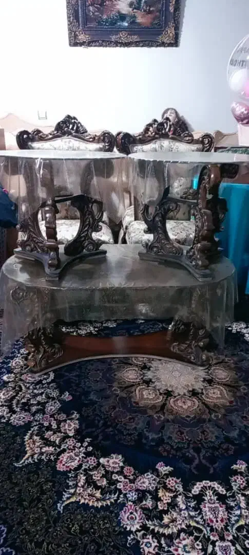 میزجلومبلی ودوتامیزعسلی مقاوم وسالم|مبلمان خانگی و میز عسلی|الوند, |دیوار