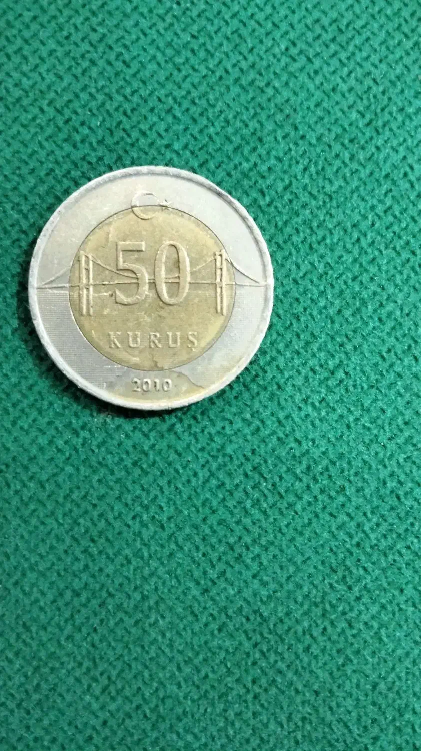 سکه 50 kurus turkey|کلکسیون سکه، تمبر، اسکناس|تهران, خزانه|دیوار