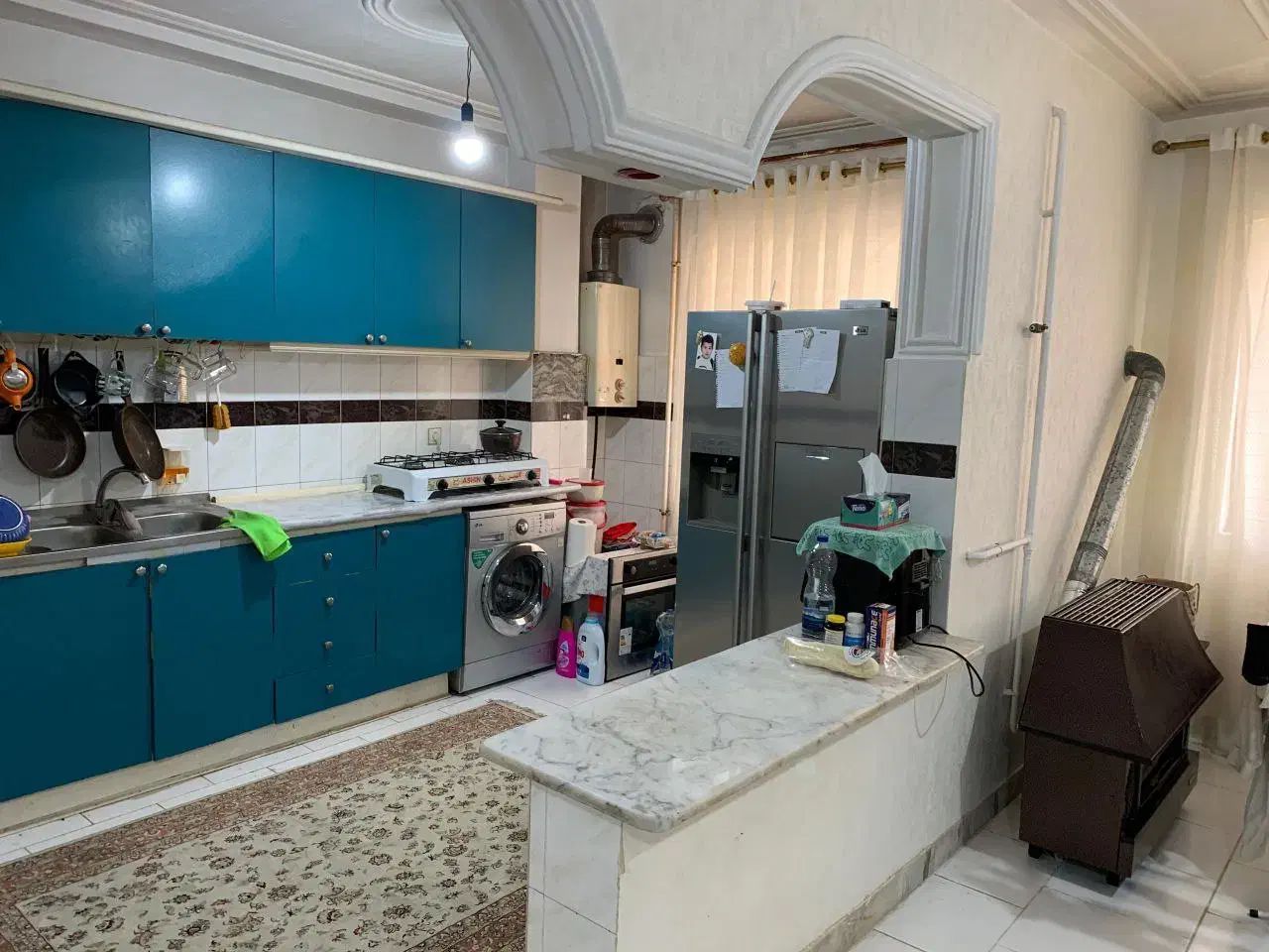 ۱۰۲ متر ط سوم، پارکینگ ،یک قدمی بلوار منظریه|اجارهٔ آپارتمان|رشت, منظریه|دیوار