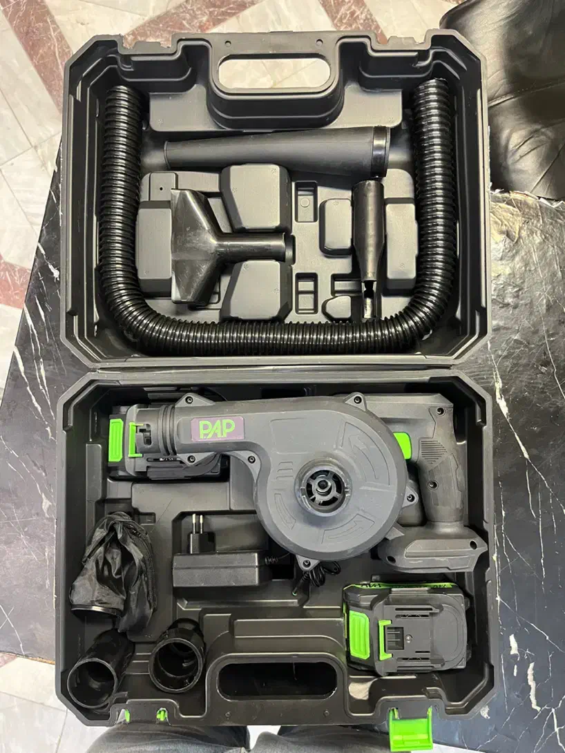 بلوور شارژی ۲۱ ولت دمنده مکنده شارژی pap جارو برقی|ابزارآلات|تهران, شیخ هادی|دیوار