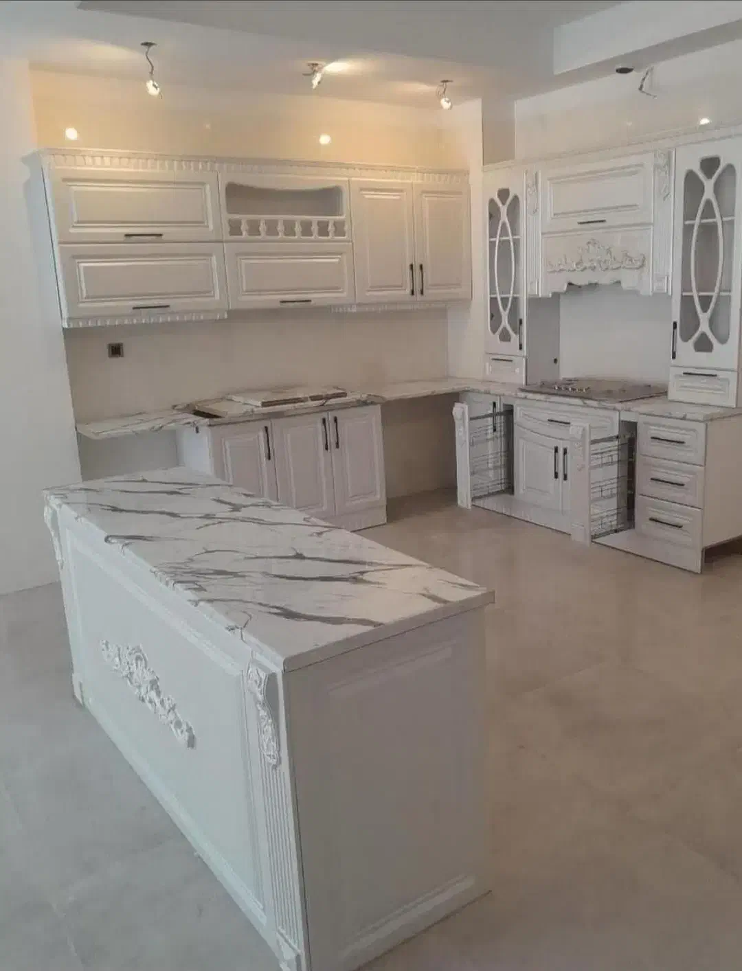 کابینت با ابزار ساده ممبران یا نئوکلاسیک کد51|مصالح و تجهیزات ساختمان|طاهرگوراب, |دیوار