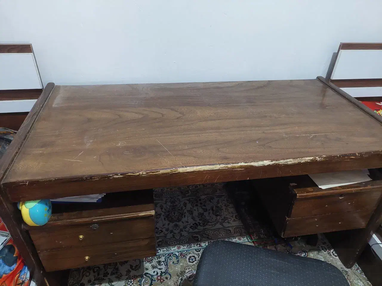 میز کار چوبی|میز تحریر و کامپیوتر|زاهدان, |دیوار