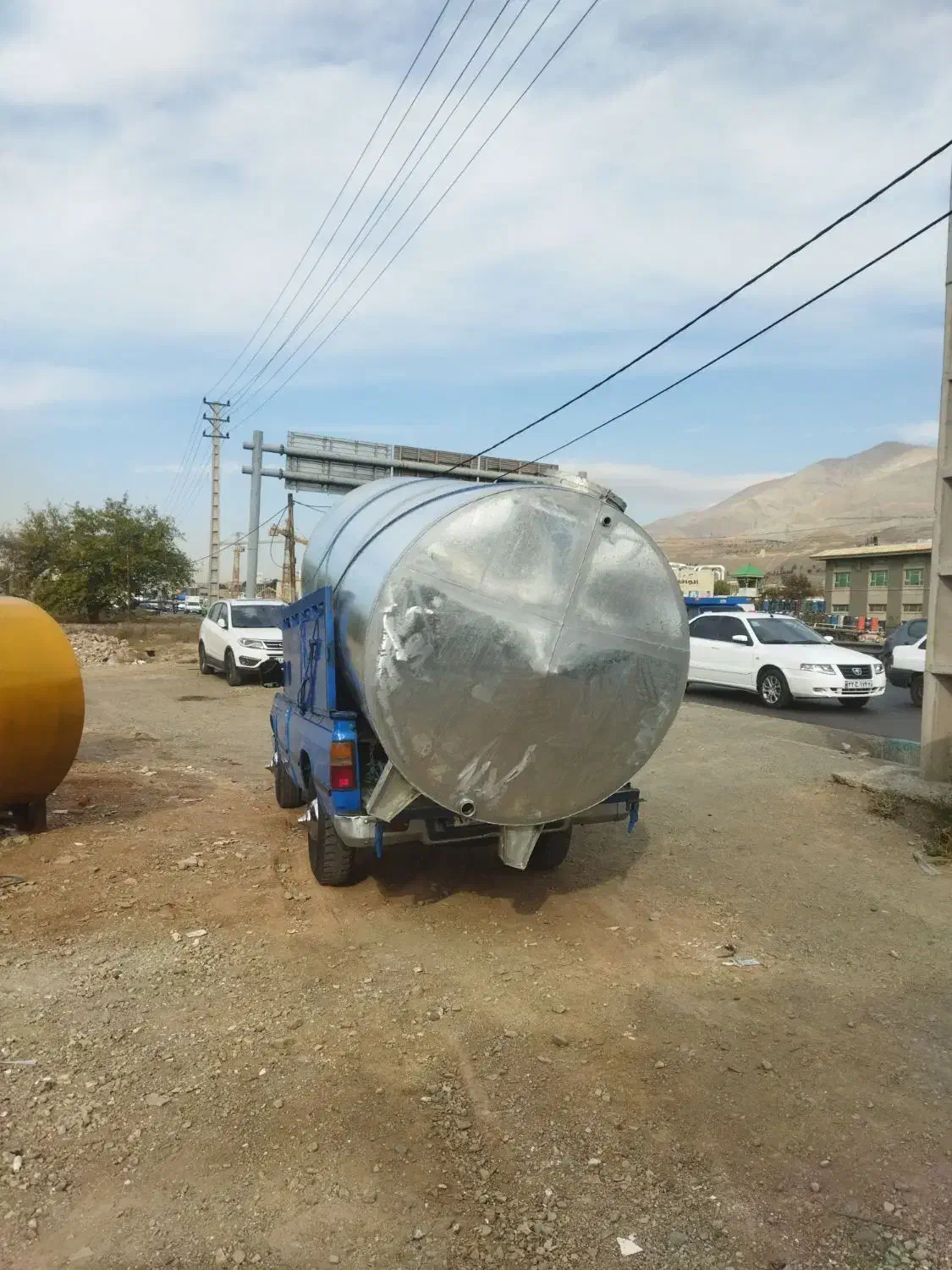 تانکرومخزن آهنی وگالوانیزه|مصالح و تجهیزات ساختمان|تهران, آسمان|دیوار