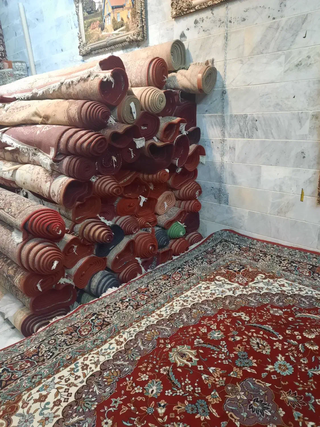 فرش مشهد لاکی وزرشکی ۱۲متری|فرش|مشهد, امیر|دیوار