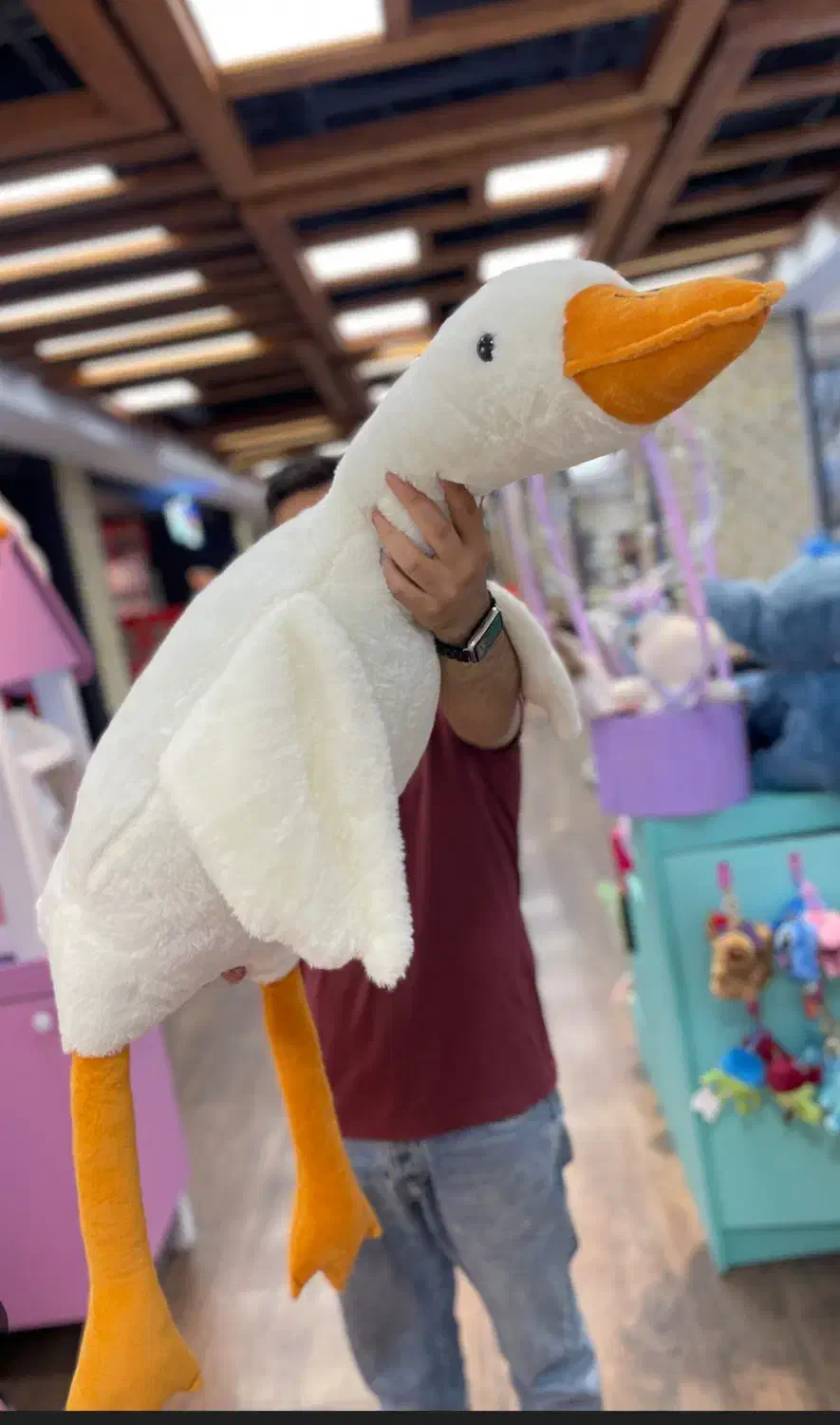 عروسک غاز سایز بزرگ|اسباب‌بازی بچه|لاهیجان, مهرگان|دیوار