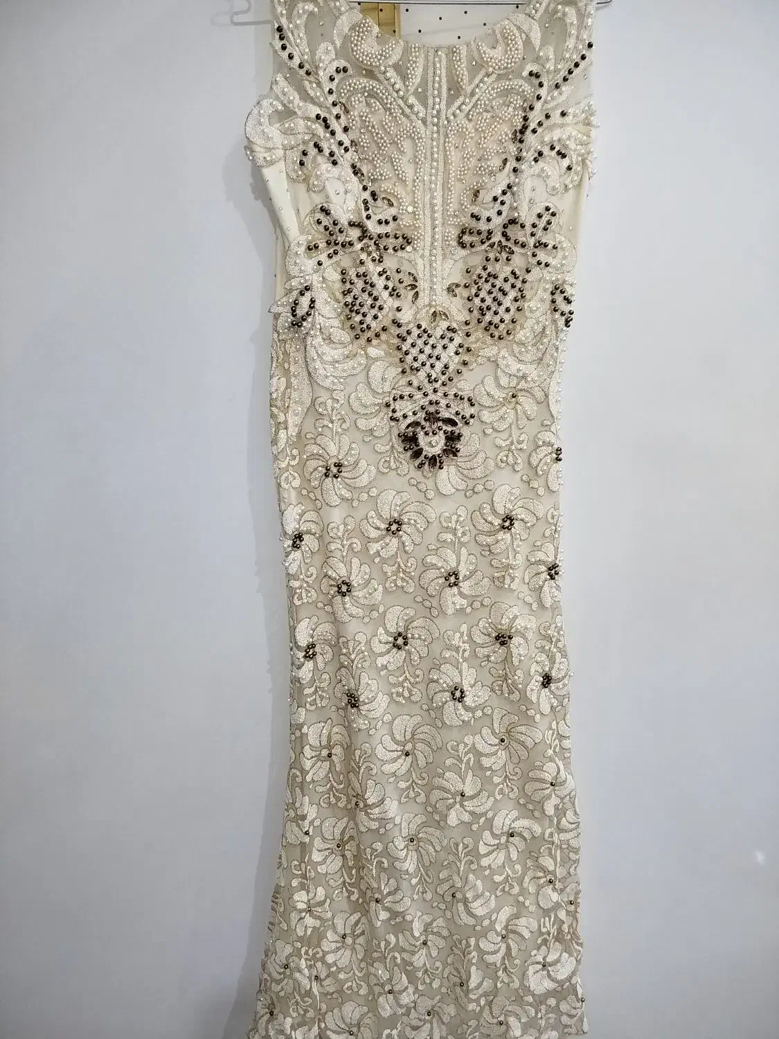 ۳ عدد پیراهن بلند کار شده مخصوص عروسی و مهمونی|لباس|تاکستان, |دیوار