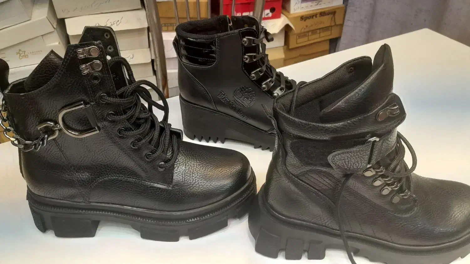 کفش پوتین زنانه ودختران|کیف، کفش، کمربند|اهر, |دیوار