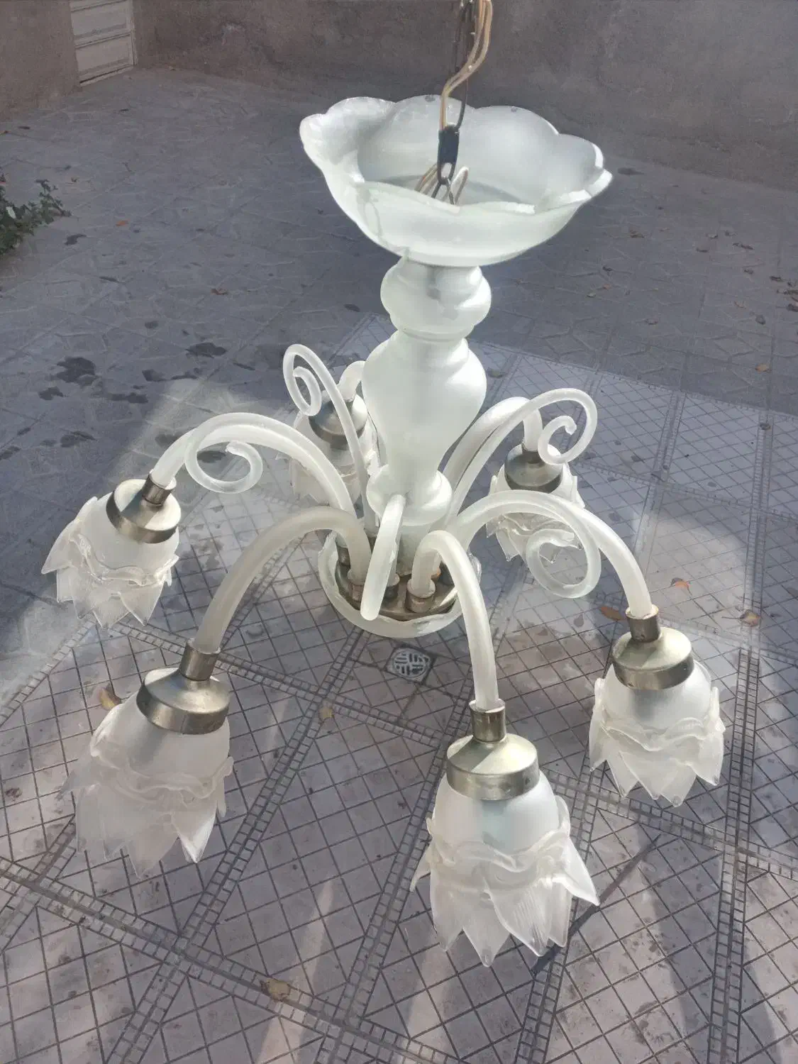 لوستر ۶شاخه|لوستر و چراغ آویز|اردبیل, |دیوار