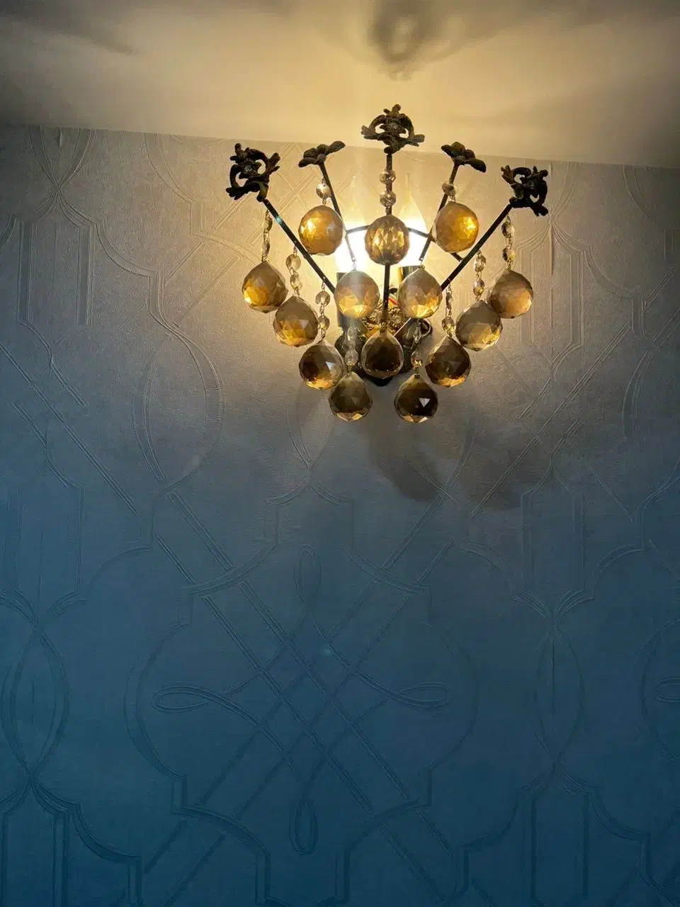 برنز|لوستر و چراغ آویز|حمیدیا, |دیوار