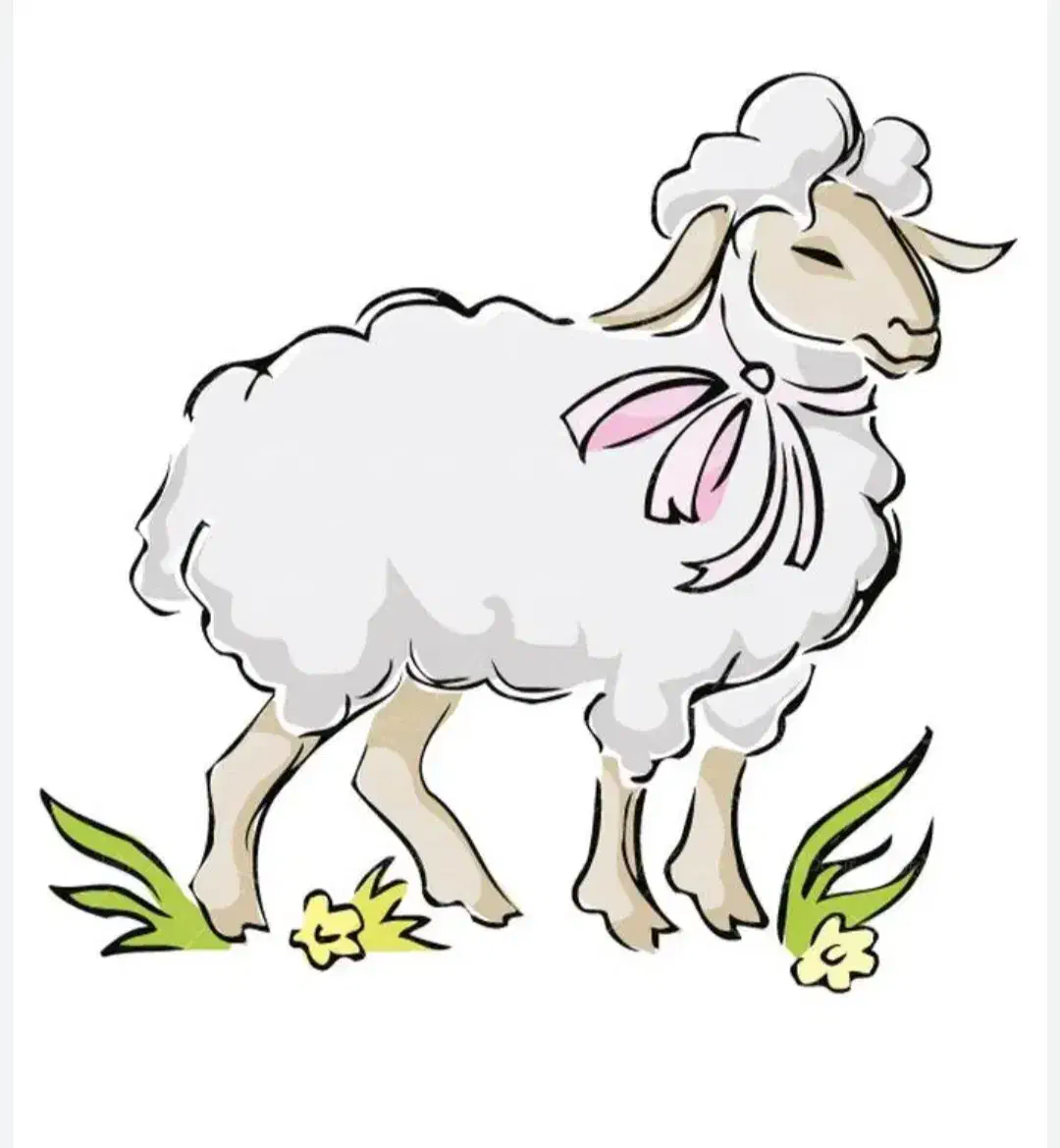 بره شیری|حیوانات مزرعه|ارشق, |دیوار