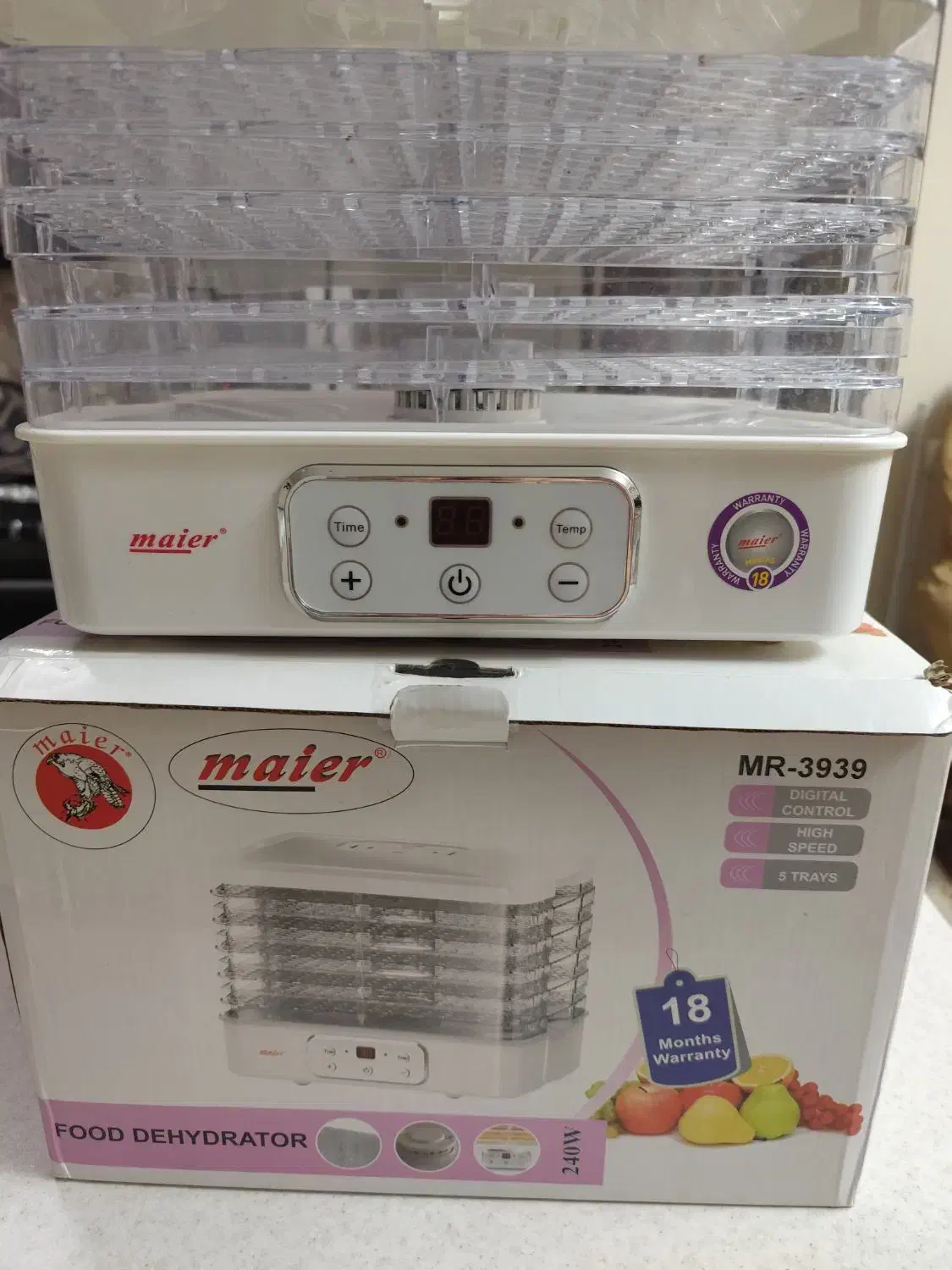 دستگاه میوهوسبزی خشک کن مایر کاملا نو|سایر لوازم برقی|شیراز, دکتر حسابی|دیوار