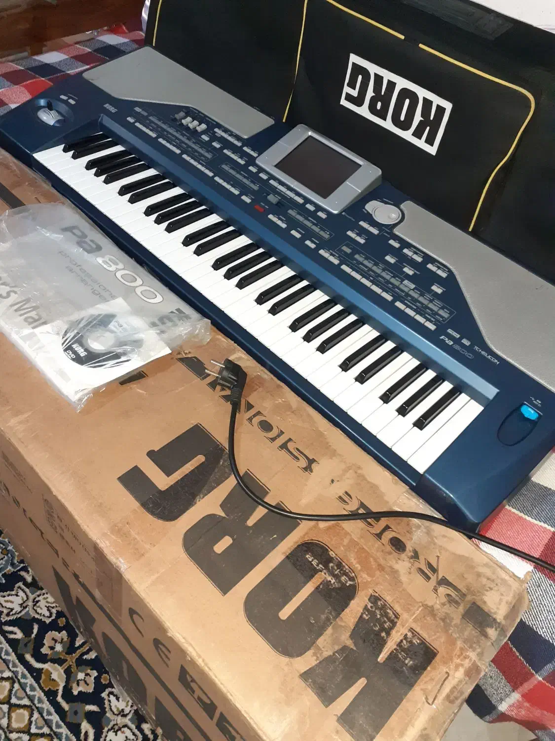 اُرگ Pa800 کد۶۰۳ رم 64 با کیف کارتن بردMP3|پیانو، کیبورد، آکاردئون|ساری, |دیوار