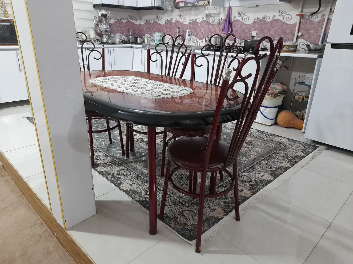 میزوصندلی ناهارخوری ۶نفره|میز و صندلی غذاخوری|خرم‌آباد, |دیوار