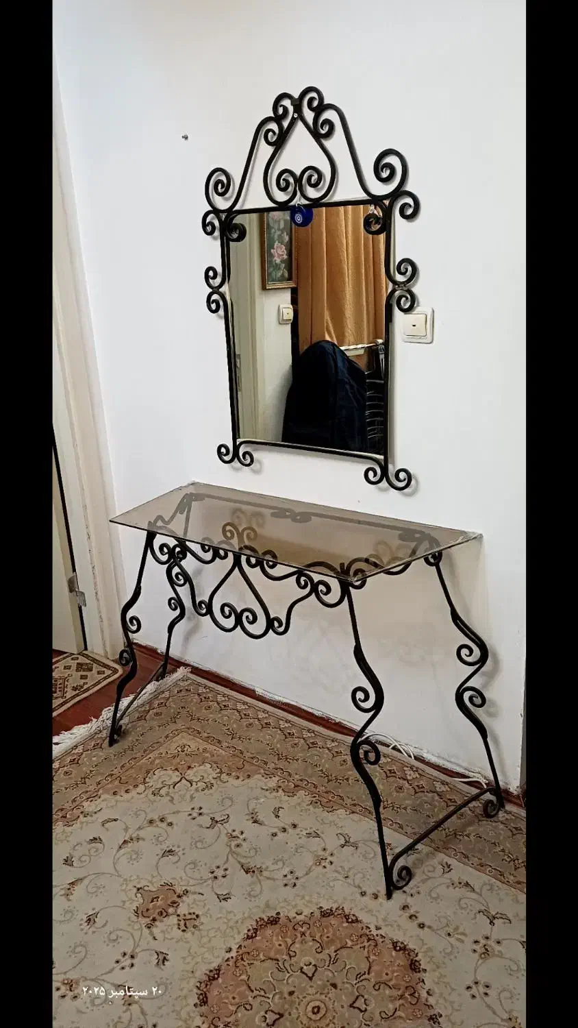 اینه و کنسول فرفورژه|بوفه، ویترین، کنسول|پرند, فاز ۵|دیوار