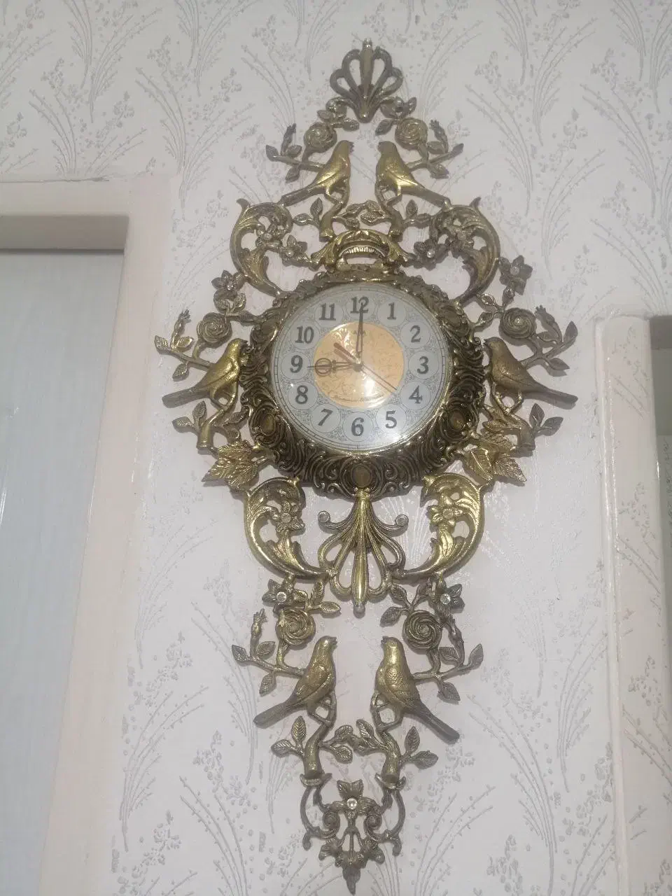 ساعت دیواری برنز سنگین وزن و اصل اصل|ساعت دیواری و تزئینی|کرمانشاه, |دیوار