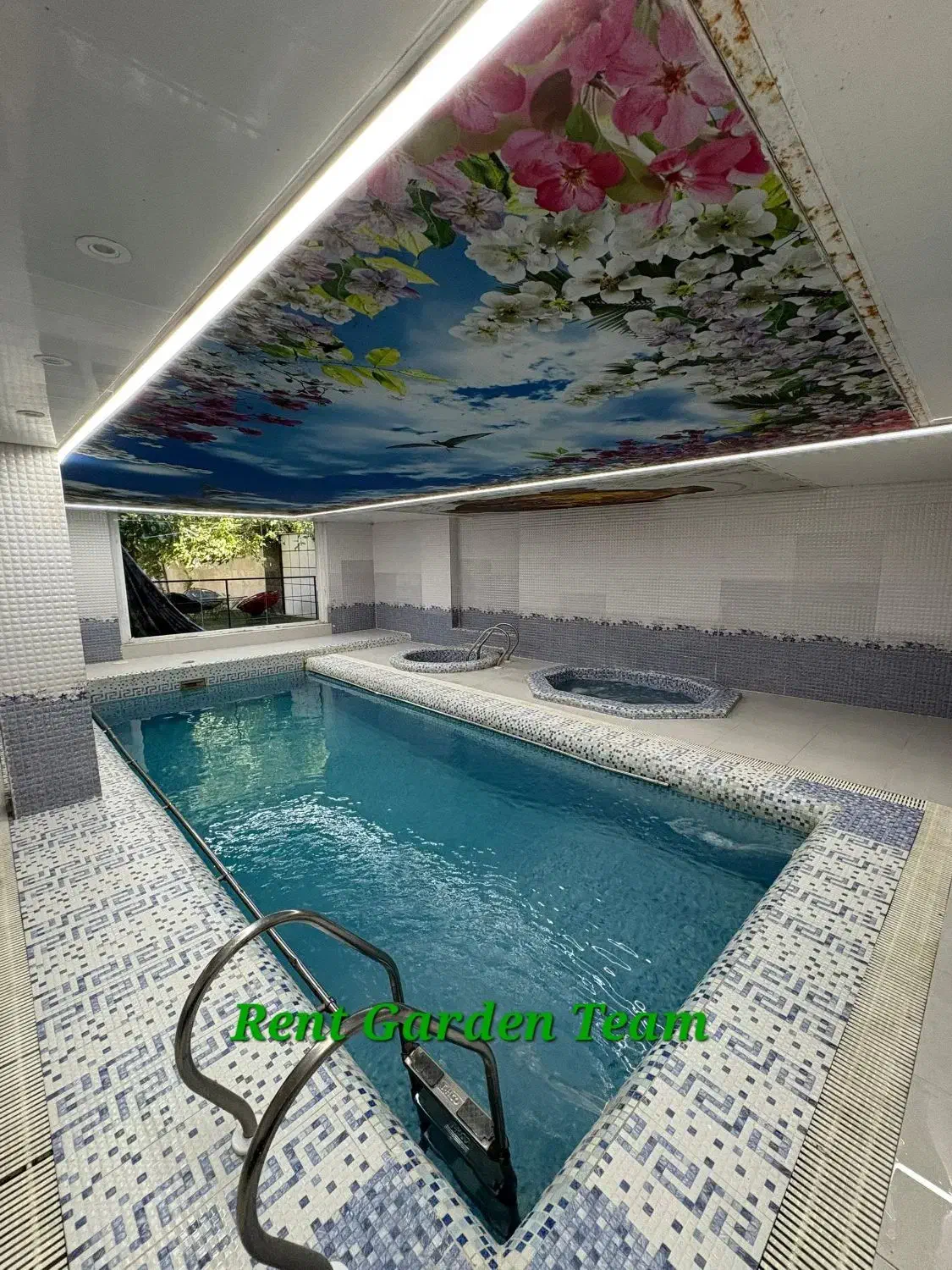 کد ۰۸۹ ، استخر جکوزی بیلیارد ، تیم رنت گاردن|اجارهٔ کوتاه‌مدت ویلا و باغ|شیراز, گویم|دیوار