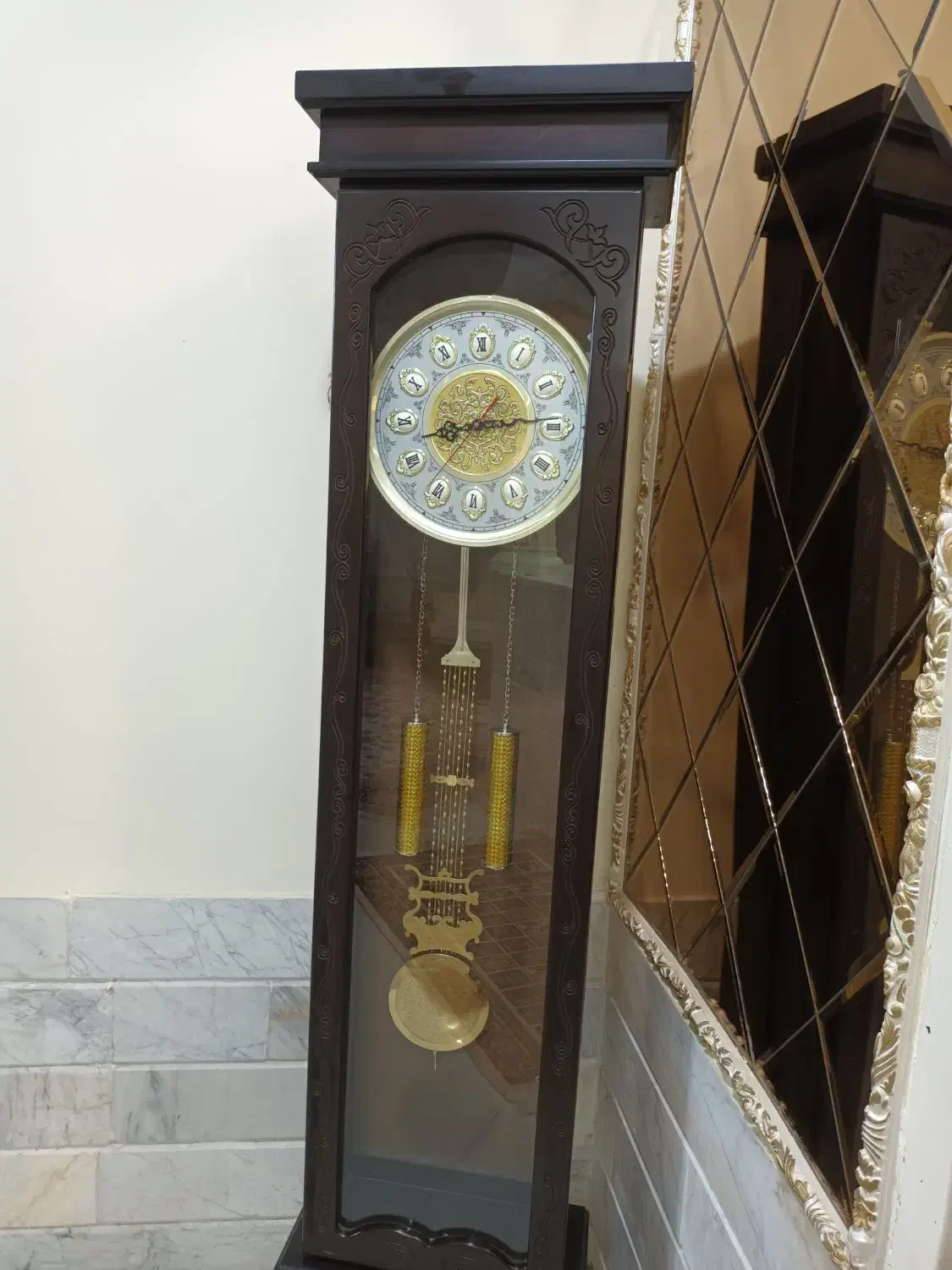 ساعت ایستاده پاندولی|ساعت دیواری و تزئینی|کاشمر, |دیوار