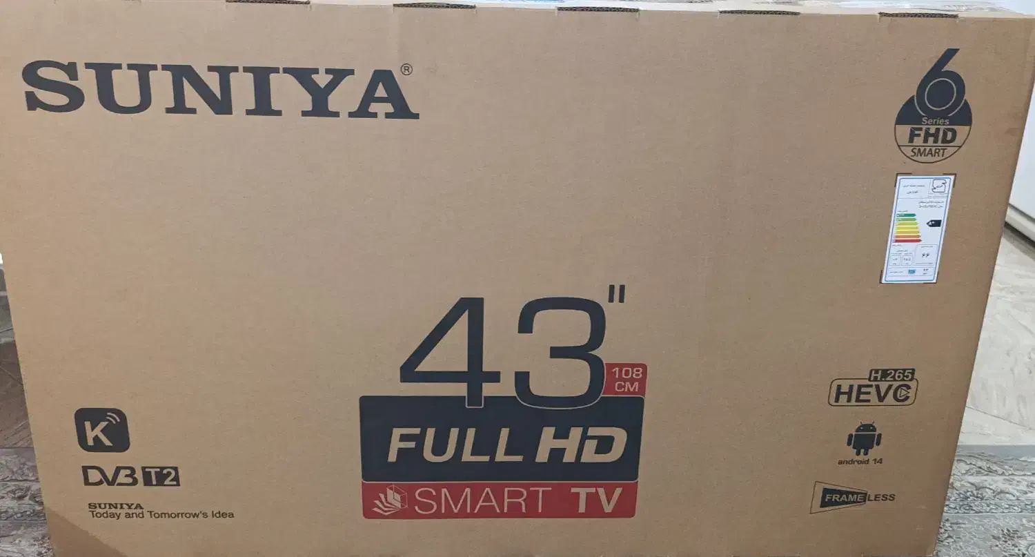 تلویزیون 43 سونیا اندروید اسمارت هوشمند|تلویزیون و پروژکتور|تهران, امین حضور|دیوار