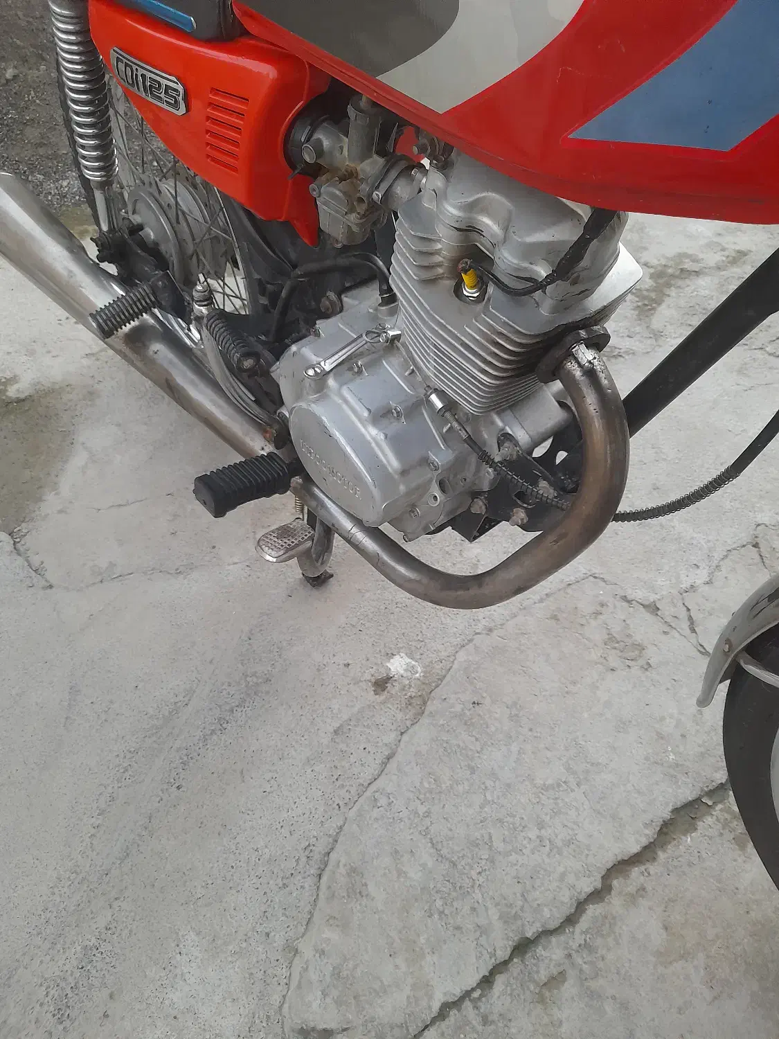 موتور125مزاییده بابرگه معتبر|موتورسیکلت|بندر ترکمن, |دیوار