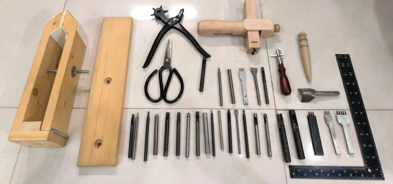 وسایل چرم دوزی|لوازم خیاطی و بافتنی|اصفهان, شاه پسند|دیوار