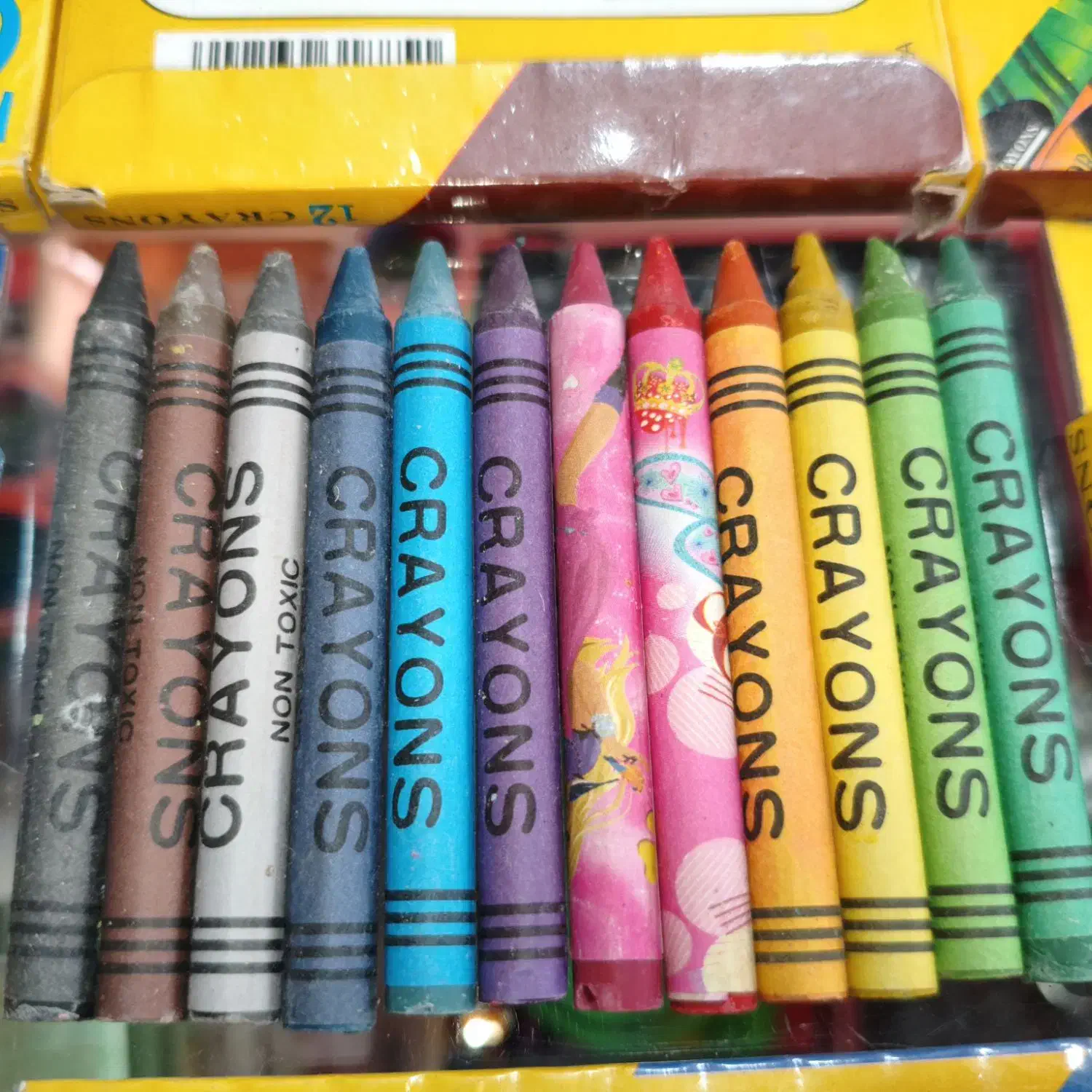 مداد شمعی 12رنگ|لوازم التحریر|همدان, |دیوار