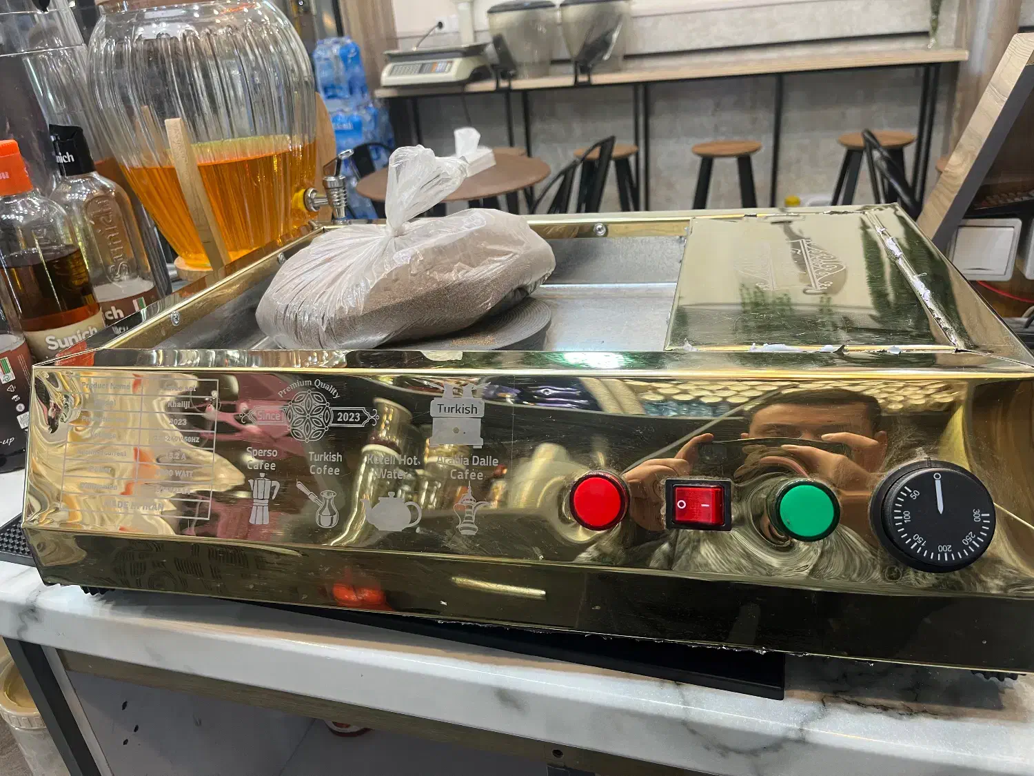 قهوه شنی|سماور، چایساز، قهوهساز|سرعین, |دیوار