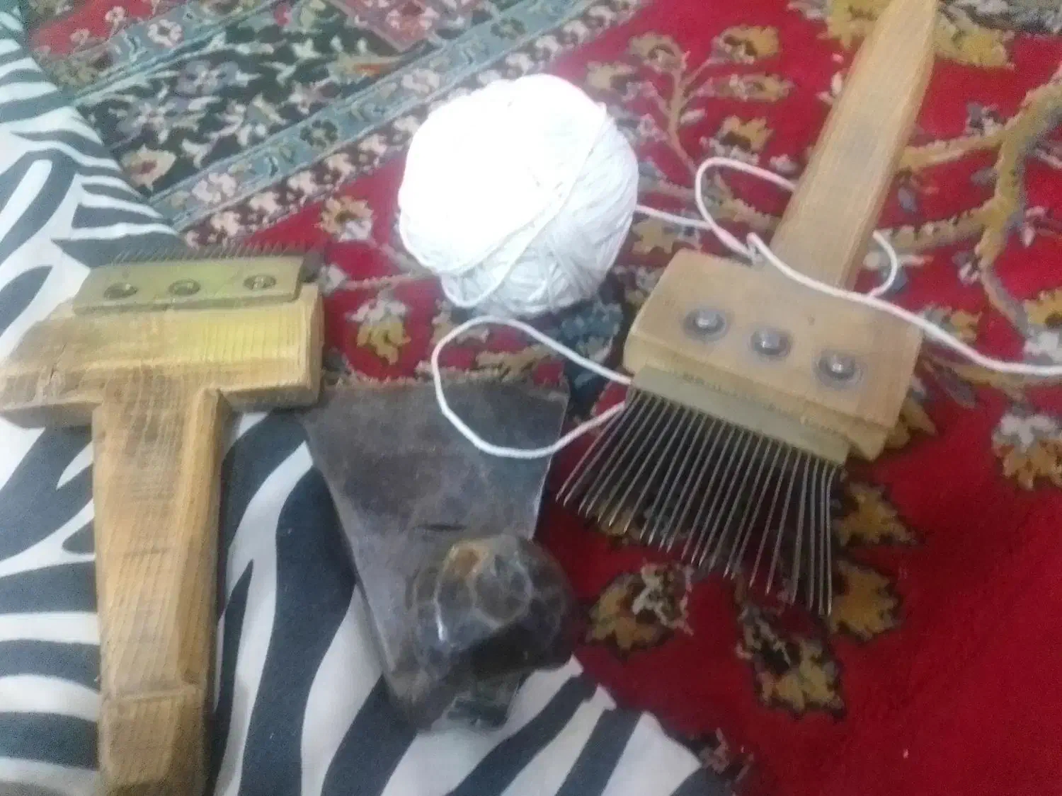 دفینه فولادی شانه قدیمی نوونخ چله خیلی ارزان|لوازم خیاطی و بافتنی|قم, علی آباد|دیوار