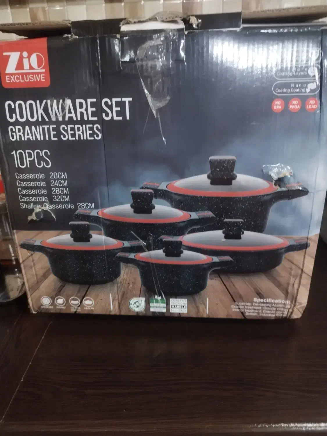 قابلمه گرانیت مارک زیو اک اک|ظروف پختوپز|ایلام, |دیوار