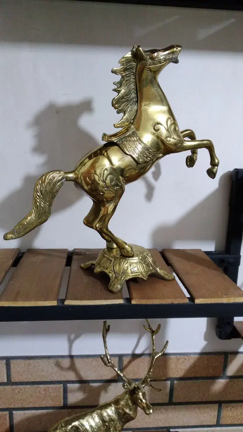مجسمه اسب برنز|مجسمه، تندیس، ماکت|باقرشهر, |دیوار
