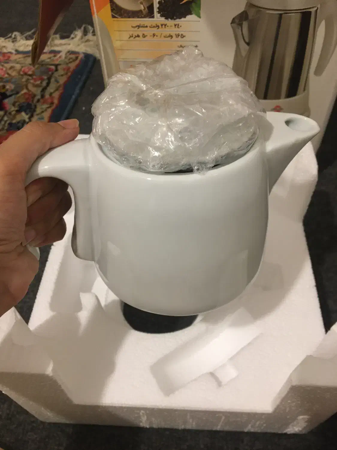 چای ساز برقی پارس خزر نو و دارای دوسال گارانتی|سماور، چای‌ساز، قهوه‌ساز|کرمان, |دیوار