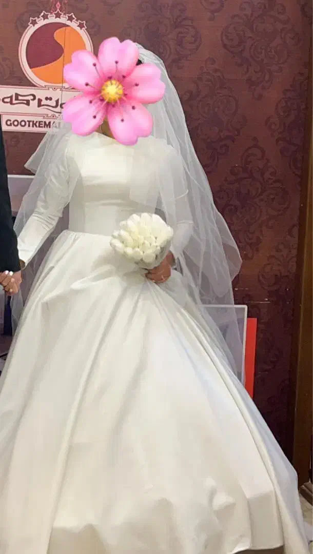 لباس عروس یک بار پوشیده شده|لباس|سمنان, |دیوار