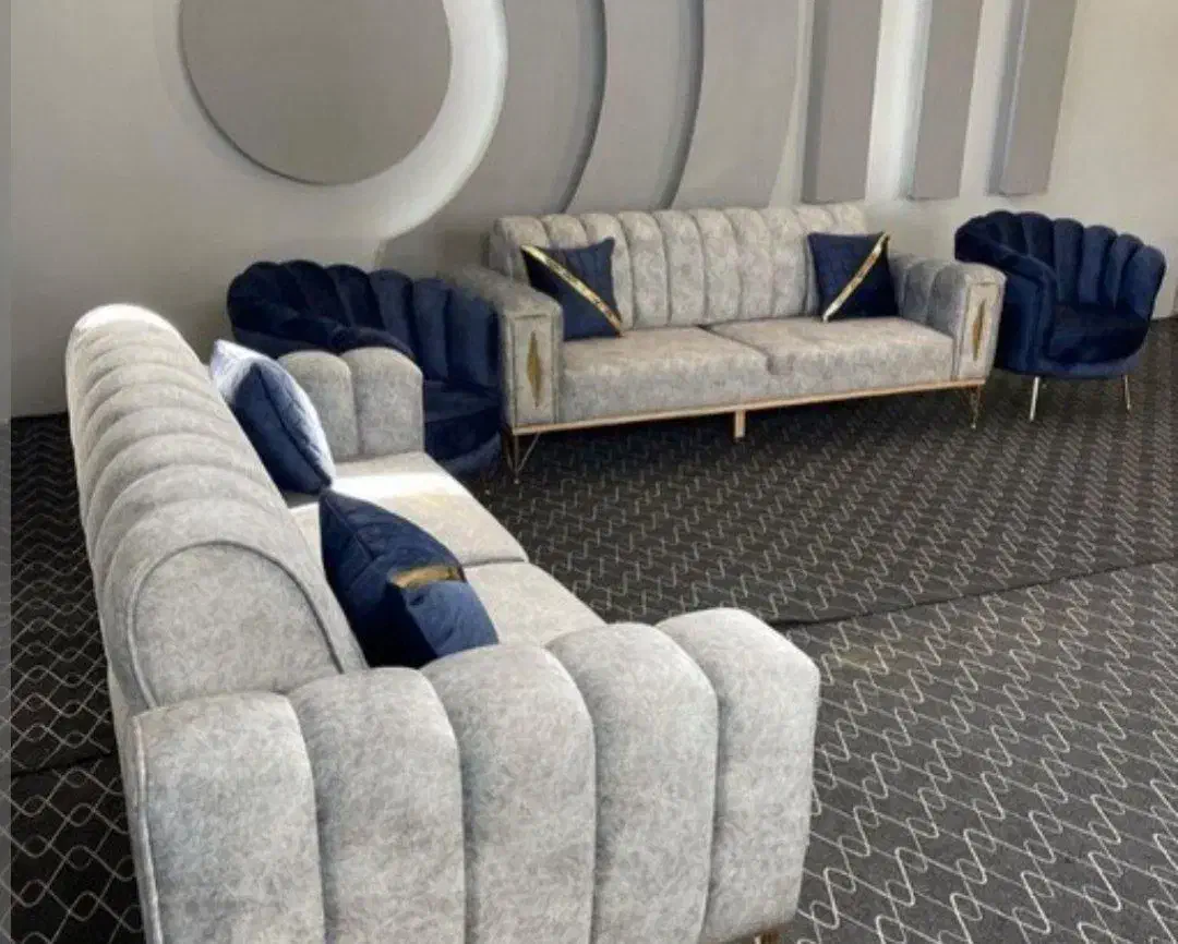 مبل مدل صدفی )) با پارچه ضد لک|مبلمان خانگی و میز عسلی|تبریز, |دیوار