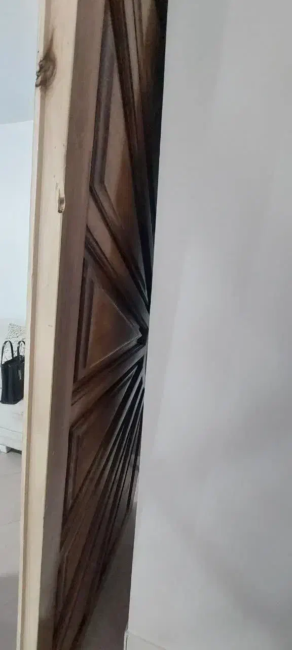 درب چوبی برای ورودی|مصالح و تجهیزات ساختمان|تهران, شهرک ولیعصر جنوبی|دیوار