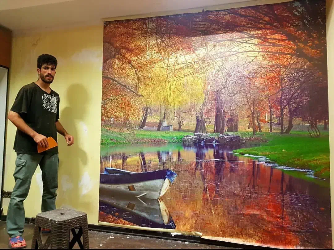 نصاب کاغذ دیواری و پوستر سه بُعدی|خدمات پیشه و مهارت|تهران, ایرانشهر|دیوار