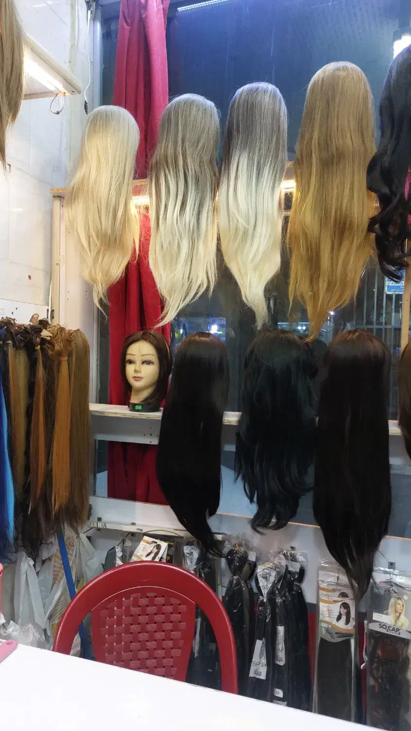 انواع موی مصنوعی، کلاهگیس، دم اسبی، چتری|خدمات آرایشگری و زیبایی|آبادان, |دیوار