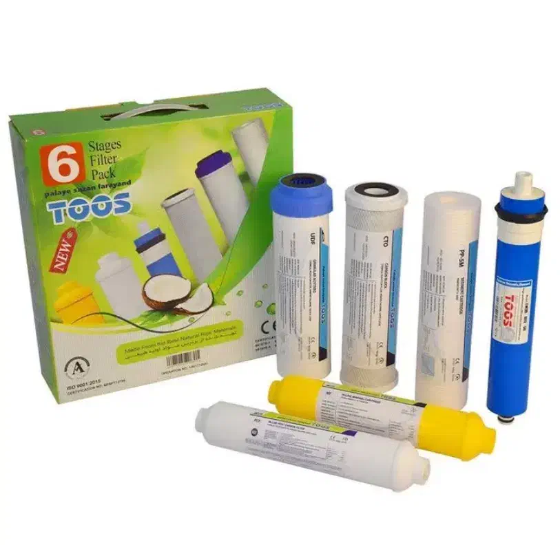 پک ۶ مرحله فیلتر تصفیه آب|آبسردکن و تصفیه آب|تهران, تهرانپارس غربی|دیوار