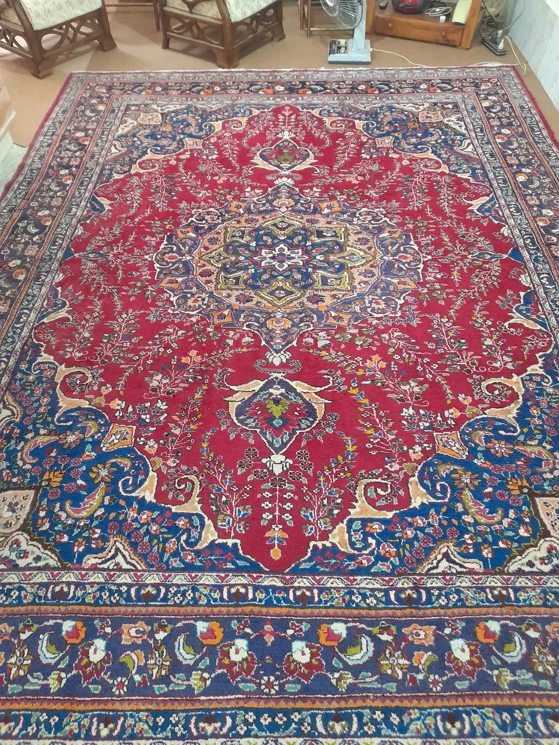 فرش دستباف ۱۲ متری در حد نو|فرش|سبزوار, جنت|دیوار