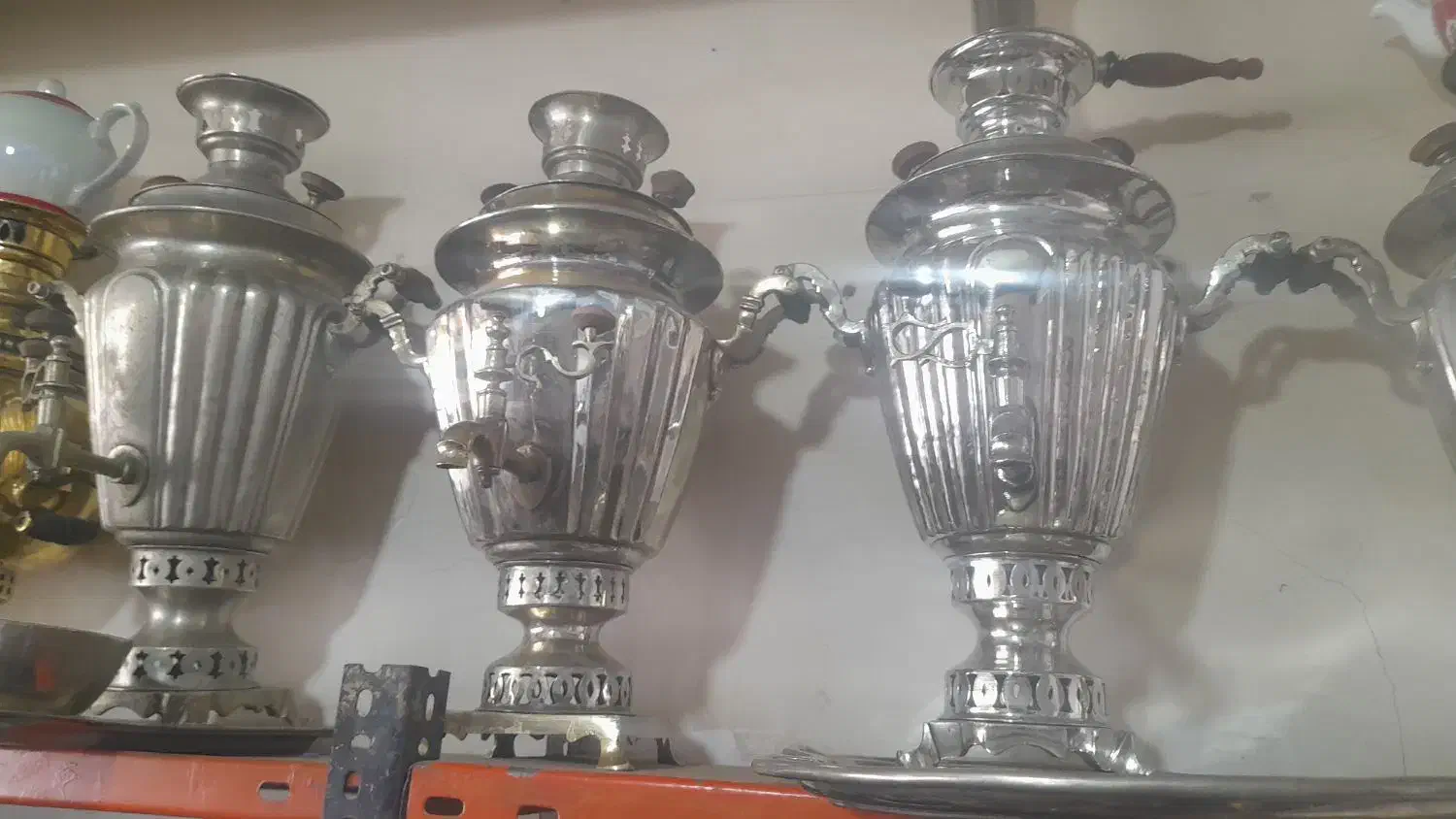 سماور قدیمی ورشو زغالی|سماور، چای‌ساز، قهوه‌ساز|خمینی‌شهر, |دیوار