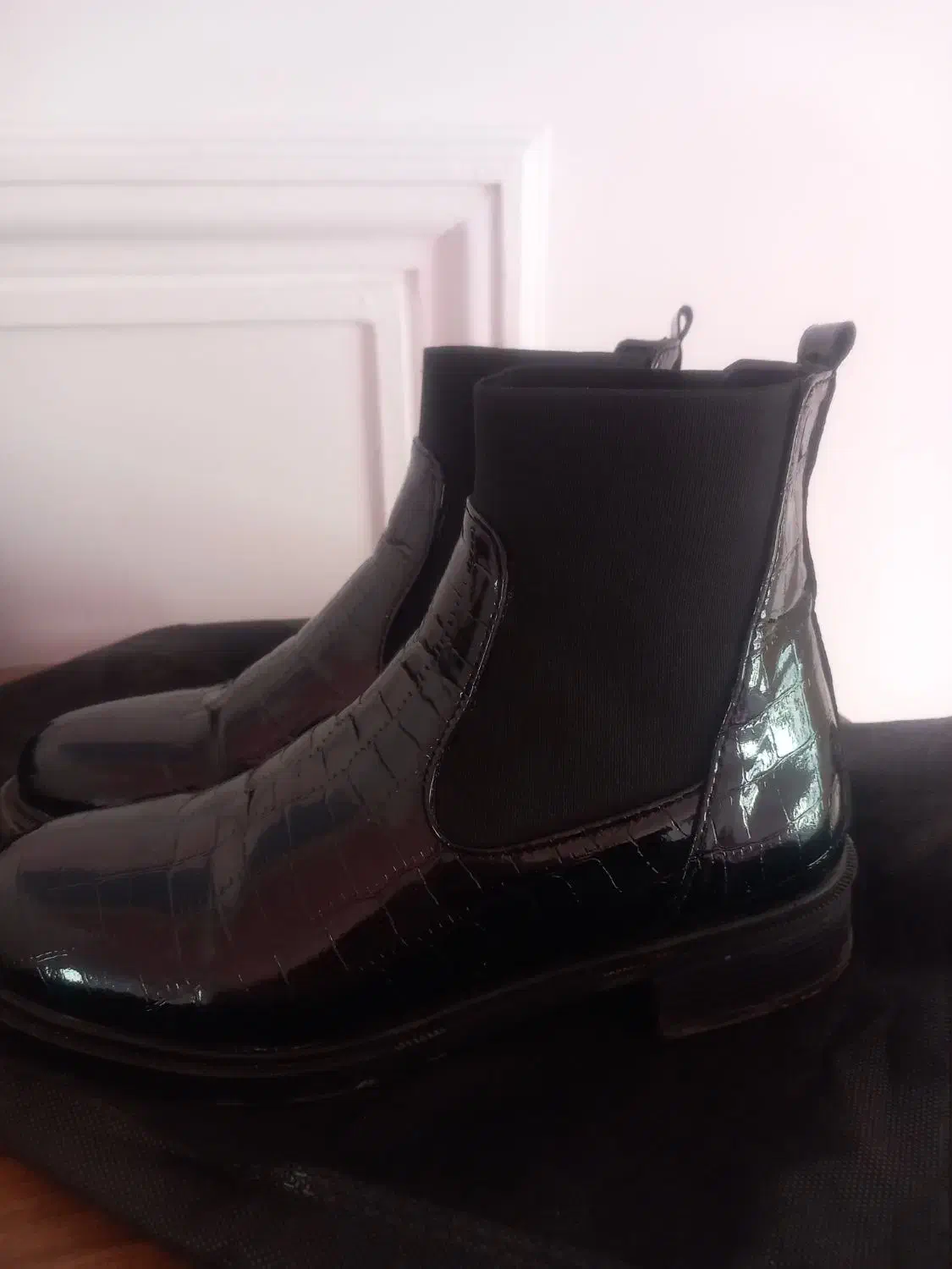 بوت ورنی سایز ۳۸ دو دفعه پوشیدم|کیف، کفش، کمربند|آمل, |دیوار