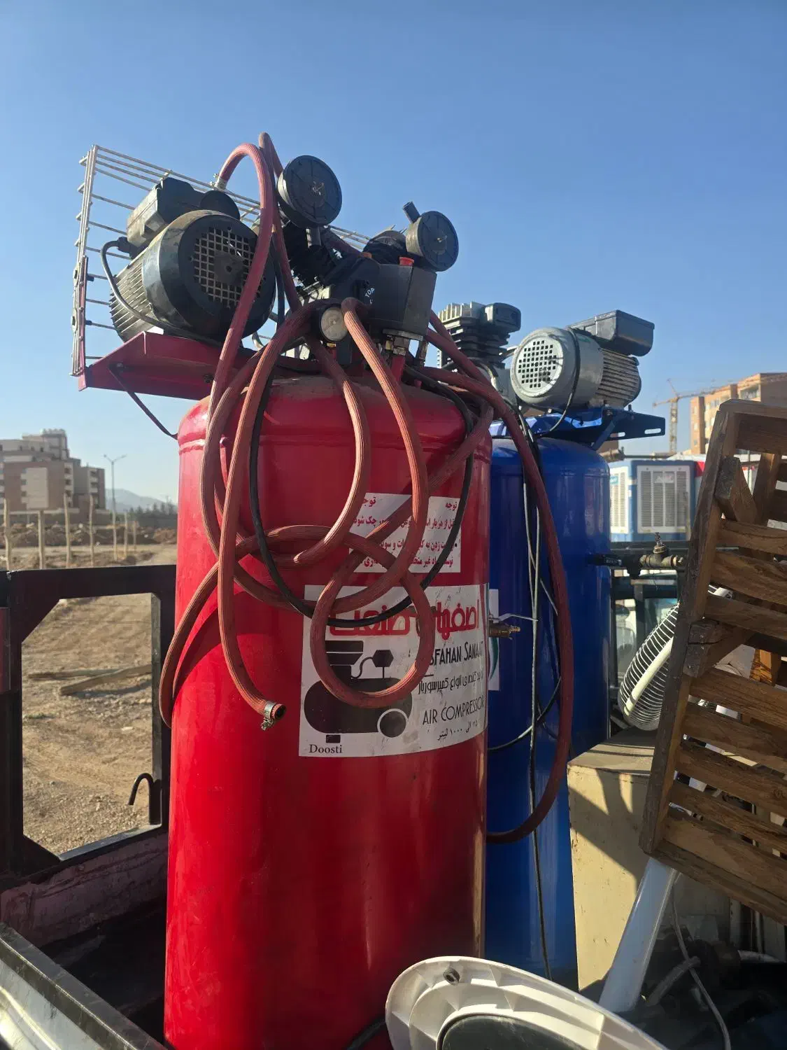 کمپرسور باد پمپ باد|ابزارآلات|فولادشهر, C7|دیوار