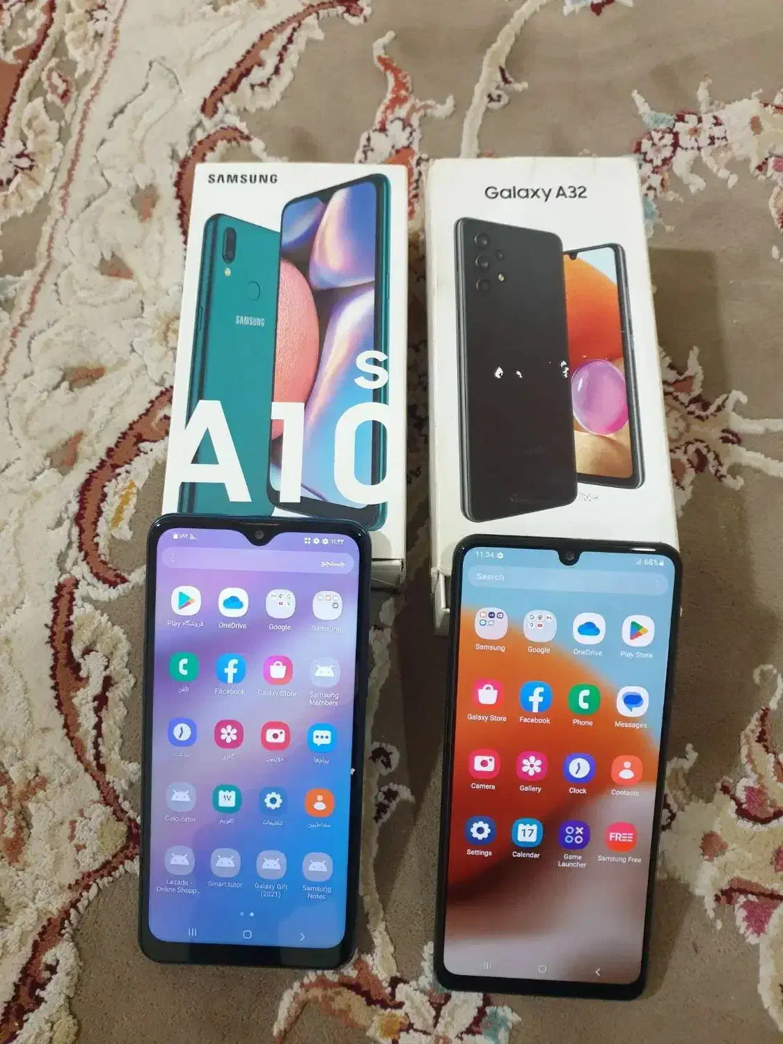 گوشی سامسونگ A32 و A10s|موبایل|کارون, |دیوار