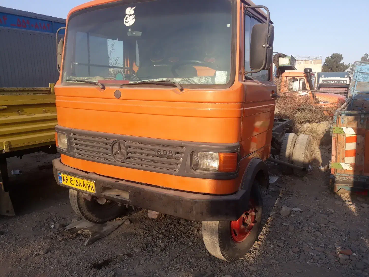 خاور۶۰۸ مدل۷۸  داخل بیرنگ استاندارد شاسی مشکی|خودرو سنگین|چهاردانگه (تهران), |دیوار