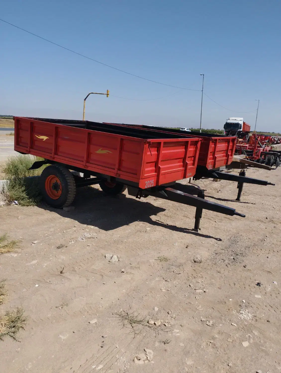 تریلی دوچرخ و ادوات تراکتور 399|ماشینآلات صنعتی|قزوین, |دیوار