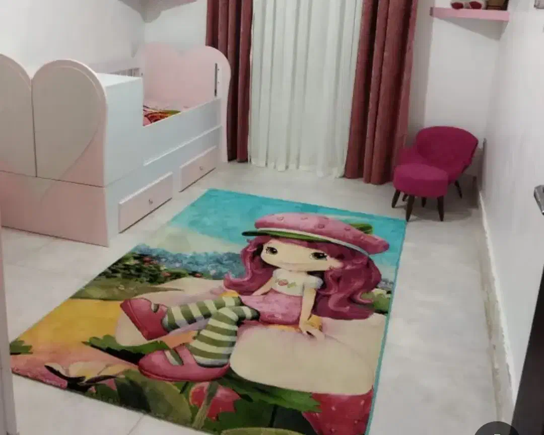 فرش چهارمتری دخترونه|فرش|صفادشت, |دیوار