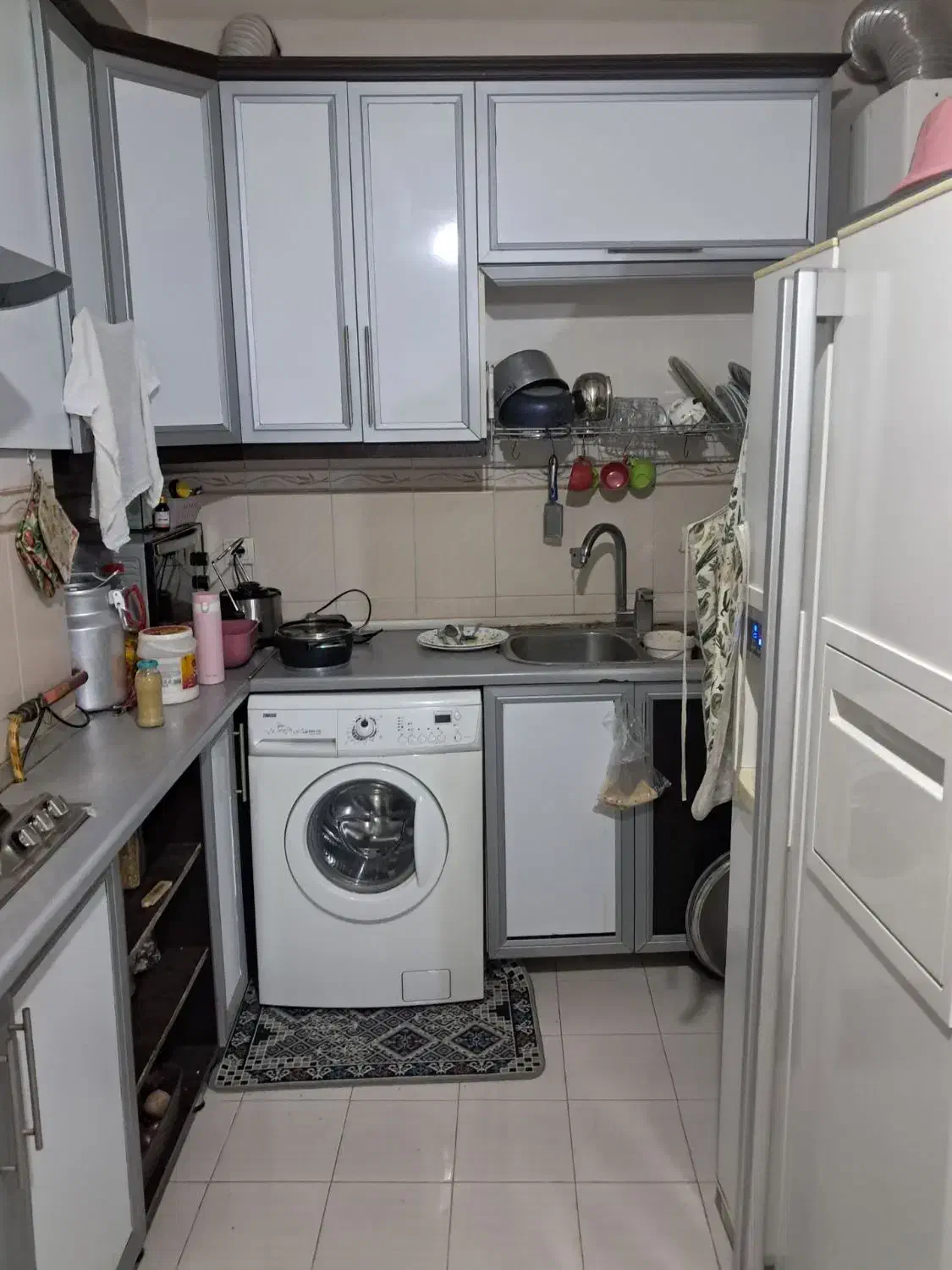 کابینت کار کرده|آب‌چکان و نظم‌دهنده ظروف|بجنورد, |دیوار