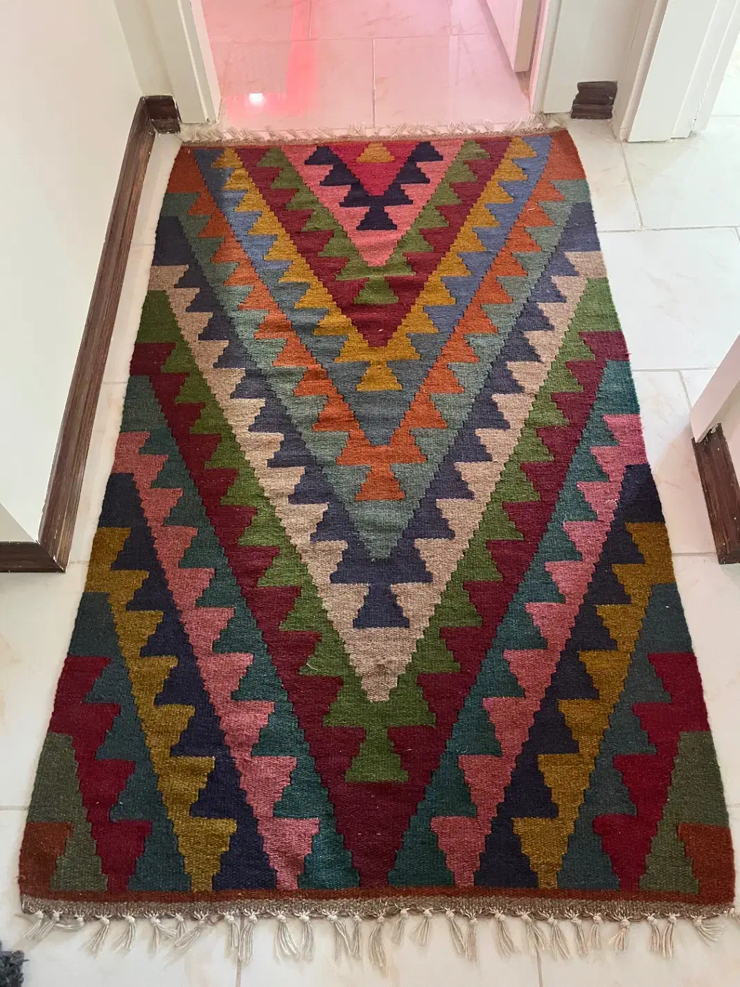 گلیم پشمی طبیعی دستباف|گلیم، جاجیم، گبه|پردیس, فاز ۱۱|دیوار