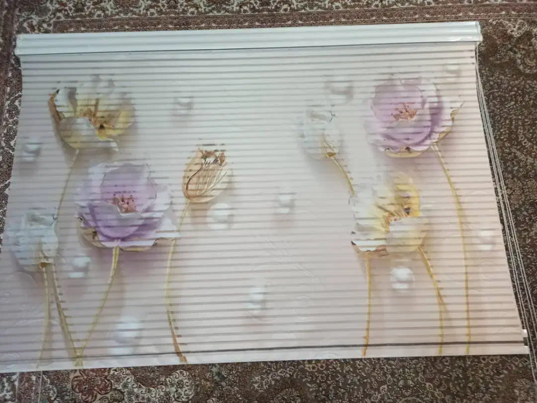 پرده کرکره ای دولایه|پرده، رانر، رومیزی|آمل, |دیوار